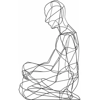 Plakát Plakát Liniová Kontemplace bez rámu 61 x 91,5 cm