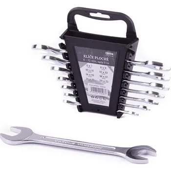 Ruční nářadí Lobster Klíče ploché lesklé 6-22mm, 8ks
