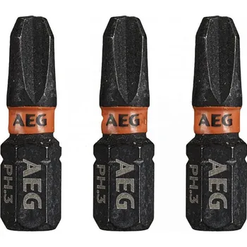 Bit AEG Šroubovací bit PZ3 25mm AEG, sada 3ks