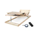 Řešeto Motorový výklopný laťkový rošt MASIV FLEX UP MOT Rozměr roštu: 140x200 cm