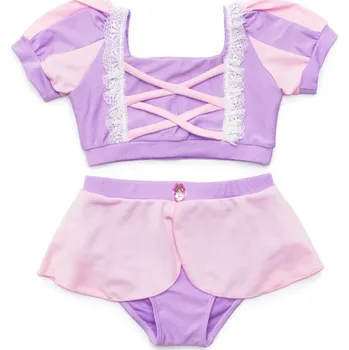 Dívčí plavky Dětské dvoudílné plavky Princezna Locika - Great Pretenders - Rapunzel 5-6 let