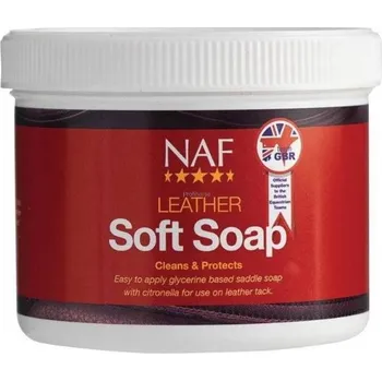 Mýdlo NAF Leather Soft Soap mýdlo na kůži s glycerinem 400g