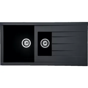 Nerezový dřez Respekta Vestavný dřez Houston, 1000 × 500 × 210 mm, černý HOUSTON100X50S