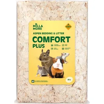 Podestýlka pro kočku Podestýlka hobliny osika MillaMore Comfort Plus 25l / 1,4kg