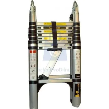 Žebřík Žebřík teleskopický s kloubem, různé výšky, G21 3,8 m, balení 1 ks