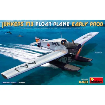Plastikový model 1:48 Junkers F.13 Float Plane Early Production