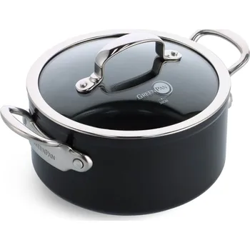 Pánev Hrnec s poklicí BARCELONA PRO, 20 cm - GreenPan (BARCELONA PRO Hrnec na vaření s pokličkou 20 cm - GreenPan)