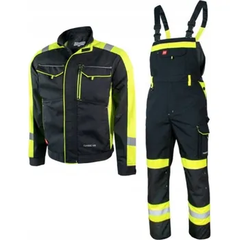Pracovní obuv REFLEXNÍ PRACOVNÍ ODĚV SOUPRAVA PRACOVNÍ MONTÉRKY S LACLEM + MIKINA BOZP 46
