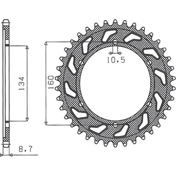 Řetězová sada pro motocykl SUNSTAR rozeta 4399 40 HONDA CBR 1000 RR 04-05, VTR 1000SP1/SP2 00-06 (JTR1306.40) (řetěz 530) (439940JT) (SUNSTAR rozeta 4399 40 HONDA CBR 1000 RR 04-05, VTR 1000SP1/SP2 00-06 (JTR1306.40) (řetěz 530) (439940JT))