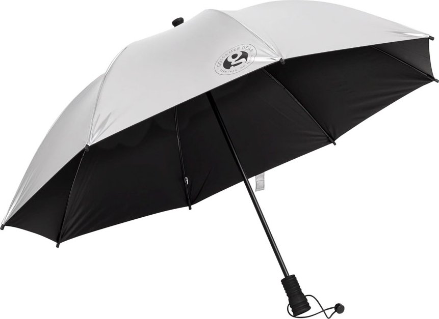 Ultralehký deštník Gossamer Gear Lightrek Hiking Chrome Umbrella Barva: Silver