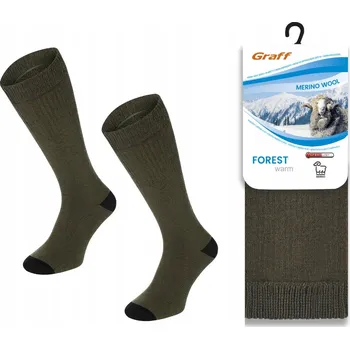 Pánské ponožky Ponožky Graff 056 zelené, velikost 43-46