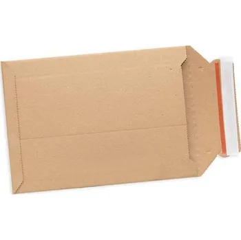 Obálka Obálka z vlnité lepenky dva lepící proužky, A2, 414 x 570 mm / 434 x 585 mm (50ks)