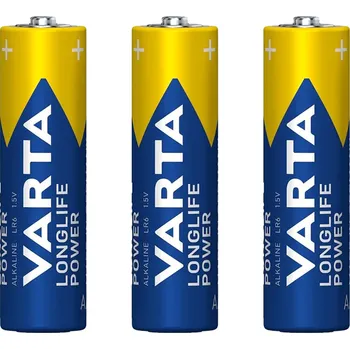 Článková baterie Baterie Varta Longlife Power 3x AA, 1090