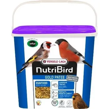 Krmivo pro ptáka VERSELE-LAGA NutriBird Gold Patee - vlhčené vaječné krmivo pro všechny druhy původního ptactva 5kg