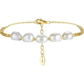 Náramek Majya Stříbrný náramek SAVINA pozlacený Ag/; ≤3,76 g 11731