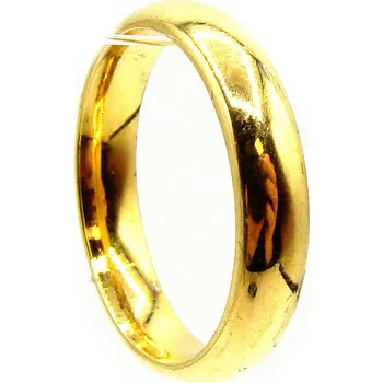 Prsten krásný zlatý prsten gold snubní zásnubní prsten z chirurgické oceli. Prsten GOLD Chirurgická ocel Velikost: 10 (EU: 61,5 - 63,5) dárkové balení zdarma