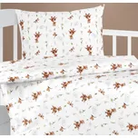 veratex Dětské povlečení bavlna Agáta srneček 90x135, 45x60 cm