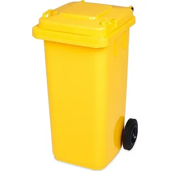 Železářství Fe Produkt Popelnice hran. 120l PVC-žlutá