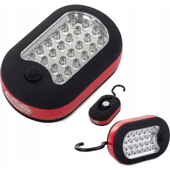 Stojací lampa Bateriová lampa PAKO 10 W s možností postavení a s držákem na zavěšení