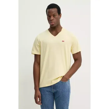 Bavlněné tričko Levi's žlutá barva 85641 10X, vel. M