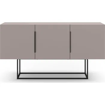 Komoda Šedo-béžová nízká komoda 150x80 cm Titan – Marckeric ID_1597728