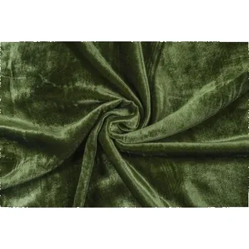 Sartor Bohemia samet zelená metráž