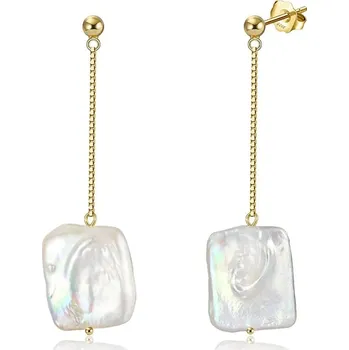 Náušnice Majya Stříbrné náušnice LEAH pozlacené Ag/; ≤5,17 g 11668