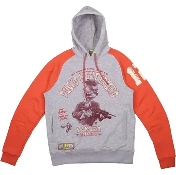 Pánská mikina YAKUZA PREMIUM Pánská mikina 3326 oranžová Barva: šedá, Velikost: XXL