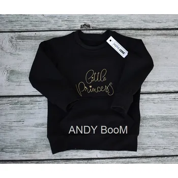 Dívčí mikina ANDY Boom Dívčí mikina "Little princess" ke krku Velikost děti: 86