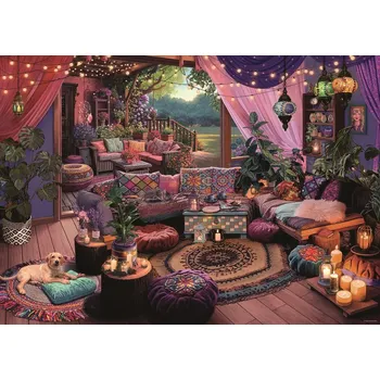 RAVENSBURGER Puzzle Mé útulné boho útočiště 1000 dílků