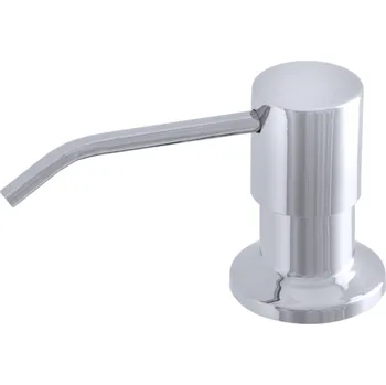 Dávkovač mýdla Sink Quality Simple, dávkovač saponátu pro kuchyňský dřez 400ml, chrom lesklý, SKQ-DOZ-CH