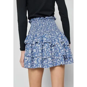 Dámská sukně BIZUU Mini sukně TYLA Modrá Standard Fit 38