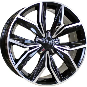 Alu kolo Alu kola Racing Line B1269, 19x8 5x112 ET43, černá + leštění (zátěžová)