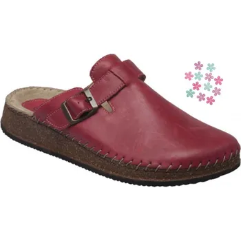 Dámská zdravotní obuv SANTÉ CB/23010 BORDO pantofel, vel.37-41, --- - 39