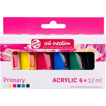 Vodová barva Akrylové barvy Talens multicolor 6 ks 12 ml