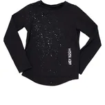 ANDY Boom tričko černé PRSK s dlouhým rukávem Velikost děti: 140