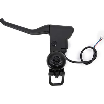 Příslušenství pro elektrokoloběžku Brzdová páčka pravá černá se zvonkem pro koloběžku Xiaomi (Náhradní díly pro koloběžku)