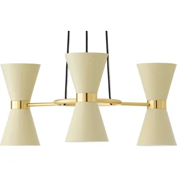 Audo CPH Krémové hliníkové závěsné světlo AUDO COLLECTOR 61 cm