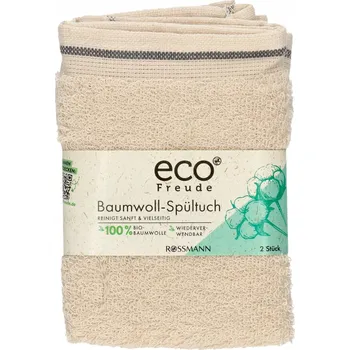 Utěrka Bavlna Utěrka ECO FREUDE v balení po 2 kusech ks béžové