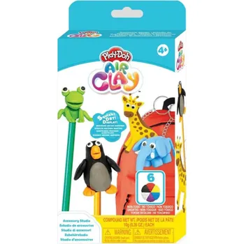 modelína a plastelína Hasbro PLAY-DOH AIR CLAY modelína - STARTER SET - výroba klíčenek