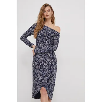 Dámské šaty Šaty Lauren Ralph Lauren tmavomodrá barva, mini, 250925971 59X, vel. 34