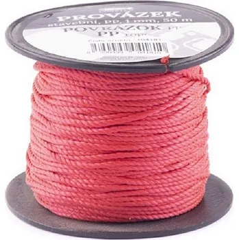 Lobster Provázek stavební 1,7mm x 50m, červený