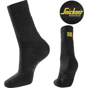 Pánské ponožky Pánské ponožky ponožky Měkké Pohodlné Snickers 9214 3-balení Černé 41-44