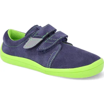 Barefoot dětské tenisky Beda - Marcus s pevným opatkem modré Velikost: 32