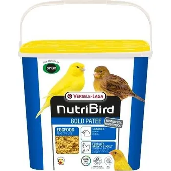 Krmivo pro ptáka VERSELE-LAGA NutriBird Gold Patee - vlhčené suché vaječné krmivo pro kanáry, tropické a evropské pěvce 5kg