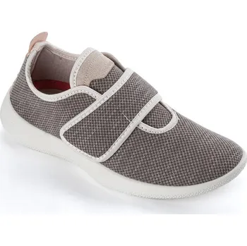 Dámské tenisky Dámské ortopedické tenisky na suchý zip béžově žíhané vel. 40