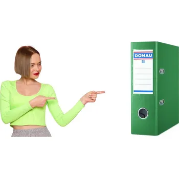 PODLOŽKA S KLIPEM A4 DONAU LIFE ZELENÁ NEONOVÁ