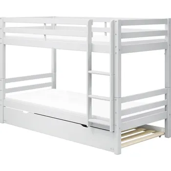 Dětská postel FALCO Patrová postel s přistýlkou Actim bílá