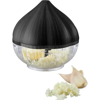 Stojan na nože Lis/sekáček na česnek Gefu AGLIOLI V.9,5cm černý