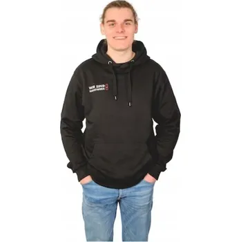 Pánská mikina MIKINA S KAPUCÍ WURTH MODYF HANDWERK ČERNÁ M